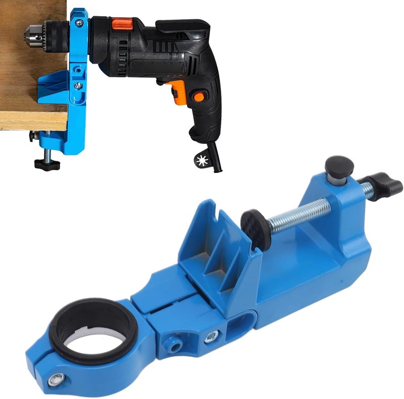 CHEOTIME Bench Top Drill Holder, 360 Degree Adjustable Bench Drill Stand Hand Drill Fixing Bracket Holder Universal Electric Angle Drill Holder for Table - Image 5